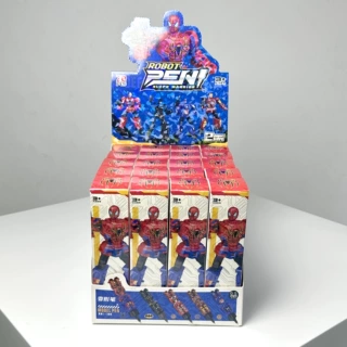 机甲战士创意变形笔卡通变形机器人机甲模型文具外贸电玩城小礼品