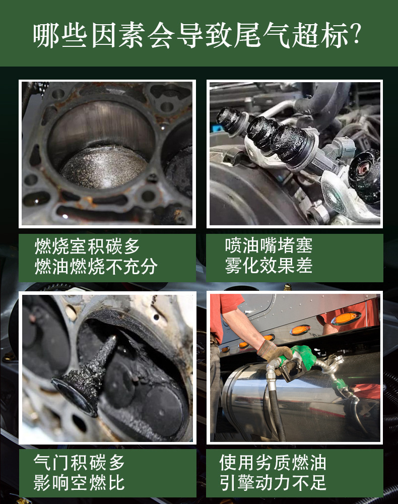 Diesel Exhaust Gas Treatment Agent Reduces Black Smoke New Year Inspection and Improves Wheel Edge Power Diesel Vehicle Additives Smoke Heater Factory