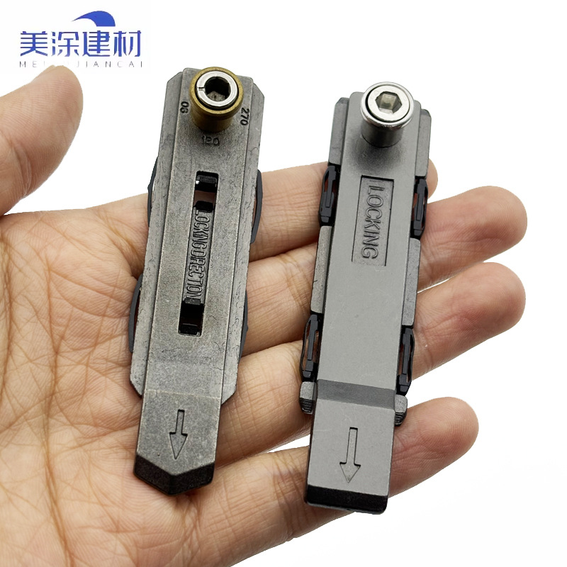 断桥铝合金窗锁扣螺丝卡扣LOC窗锁配件连接防点锁杆锁座