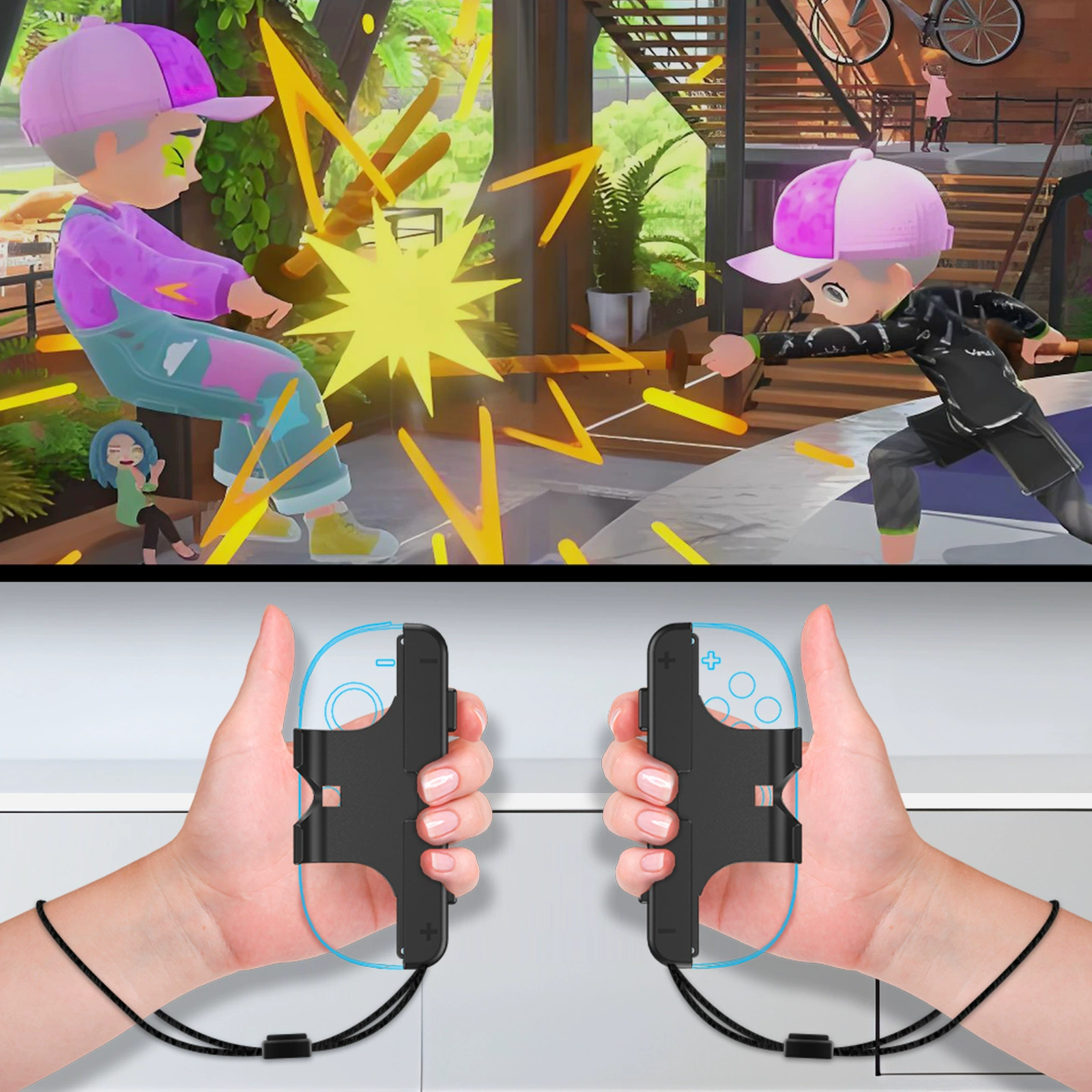 Хост Switch2, шнурок на рукоятку, хватка Switch2 левая и правая маленькая, простая рукоятка, два набора
