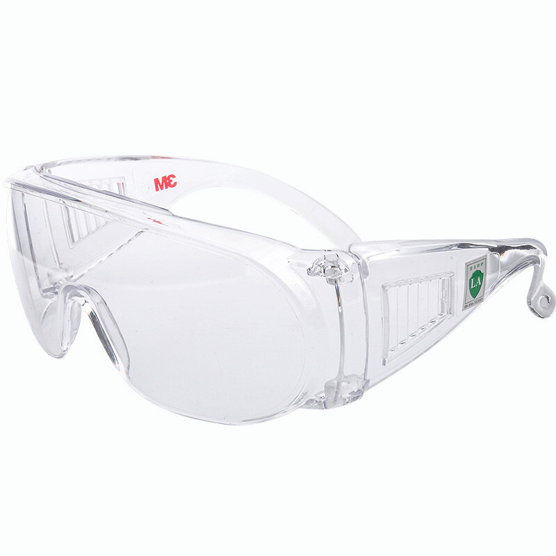 3M 1611HC lente plana transparente antiimpacto pulido decoración a prueba de polvo gafas de ciclismo gafas protectoras de ojos