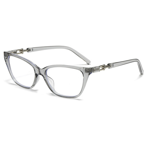 New Fashion Blue Light Blocking Flat Sunglasses, T Brand Artistic Women's Large Frame High-Quality Blue Light Blocking Flat Sunglasses