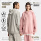 RS Men's Wear | Cross-border Fall/Winter 400G Heavy Solid Color Wear Pants suit FOG Loose terry Hooded Wear Men
