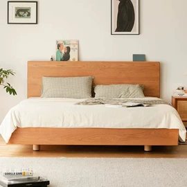 实木床;餐椅;餐桌