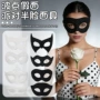 万圣节半脸新款波点面具