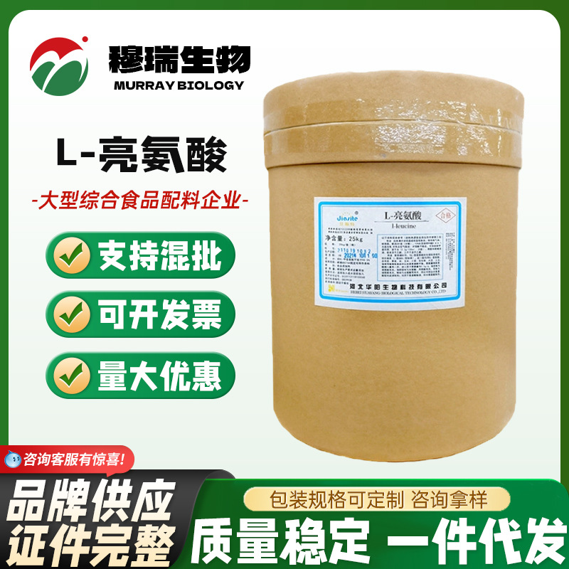 现货供应 食品级 亮氨酸 氨基酸营养强化剂 L-亮氨酸  欢迎订购