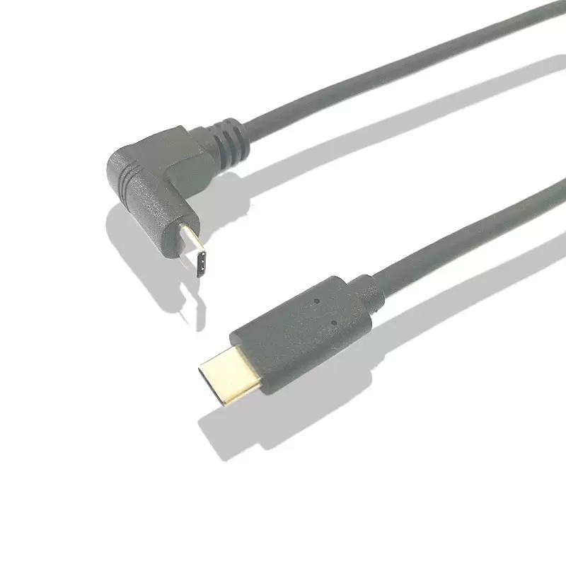 定制TYPE-C3.1 90度视频线 GEN2 10GB 60W  双头Type c 一线投屏