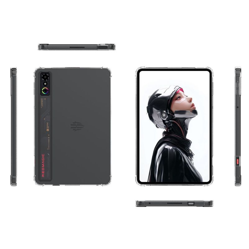 Red Magic e-スポーツタブレット 3Pro 保護ケース RedMagicpro10.9 エアバッグ落下防止透明ソフトケース 9inch に適しています。|undefined