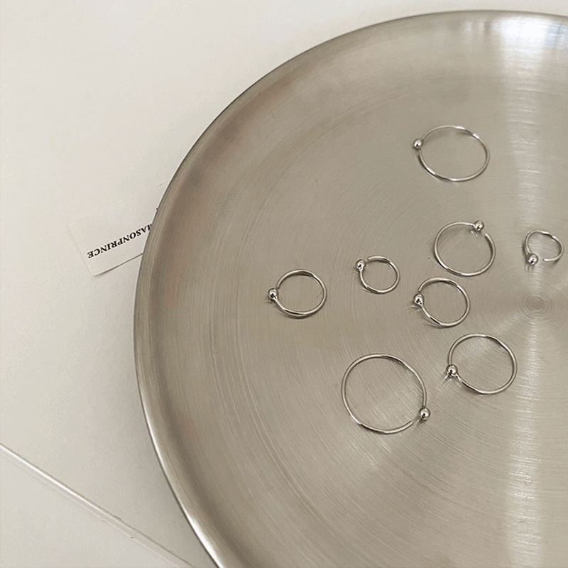 Pendientes piercing de oreja para mujer plata esterlina simple estilo frío pequeño círculo Beanie ear bone Stud 2021 nuevo anillo de hueso de oreja de moda