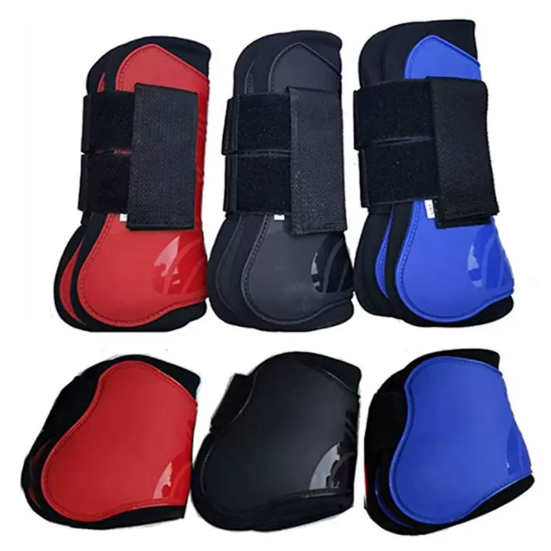 厂家生产PU马护腿防撞跨障精品马具马术用品颜色尺寸自定义