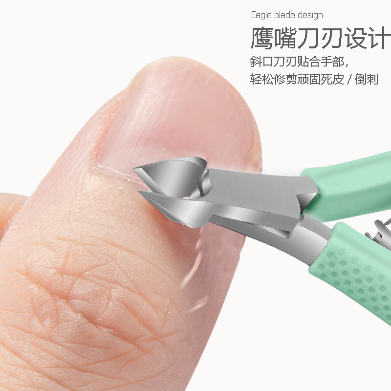 Exfoliating professional scissors for manicure stainless steel