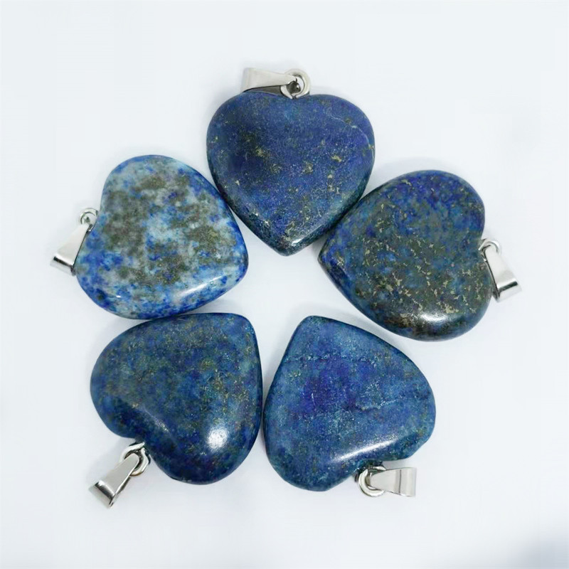 Cruz-frontera piedra natural amor colgante 20mm cristal Ágata en forma de corazón colgante melocotón corazón COLLAR COLGANTE accesorios de la joyería