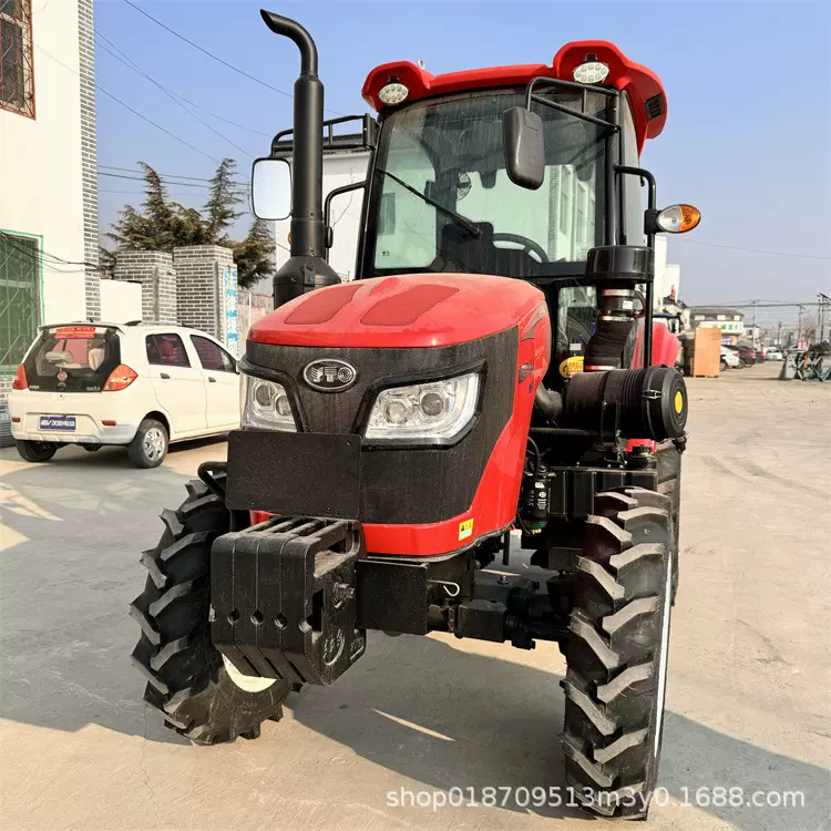 东方红ME704-6大桥农用四轮拖拉机 70马力窄轮距轮式耕地拖拉机