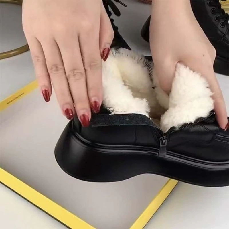 Warm shoes, boots platform, wholesale