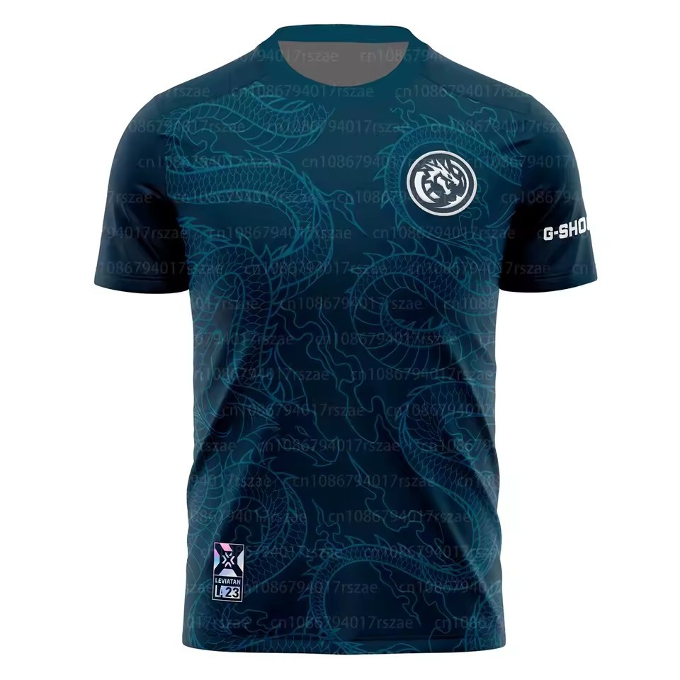2024 moda 3D impresión digital deportes hombres verano malla suelta transpirable manga corta cuello redondo camiseta