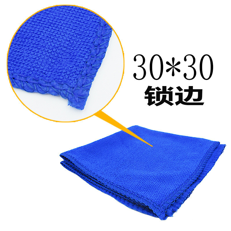 Toallas de lavado de automóviles de microfibra absorbente de agua toallas de limpieza de automóviles vendidas directas 30 70 toallas de lavado de automóviles