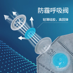 CM/US-Korea 6002A-3 Anti-Haze Bacteria Droplet Dust Industrial Dust Activated Carbon KN95 Respirator Valve