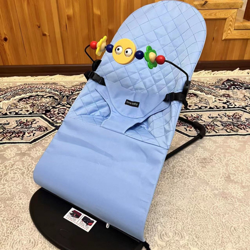 Baby Rocking Chair Soothing Chair Baby Cradle Recliner Sleep Aid Baby Rocking Bed Metal