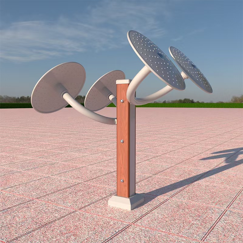Nuevo estándar nacional al aire libre equipo de acondicionamiento físico de plástico y madera camino de acondicionamiento físico multifuncional integrado equipo de acondicionamiento físico de ancianos equipo de entrenamiento