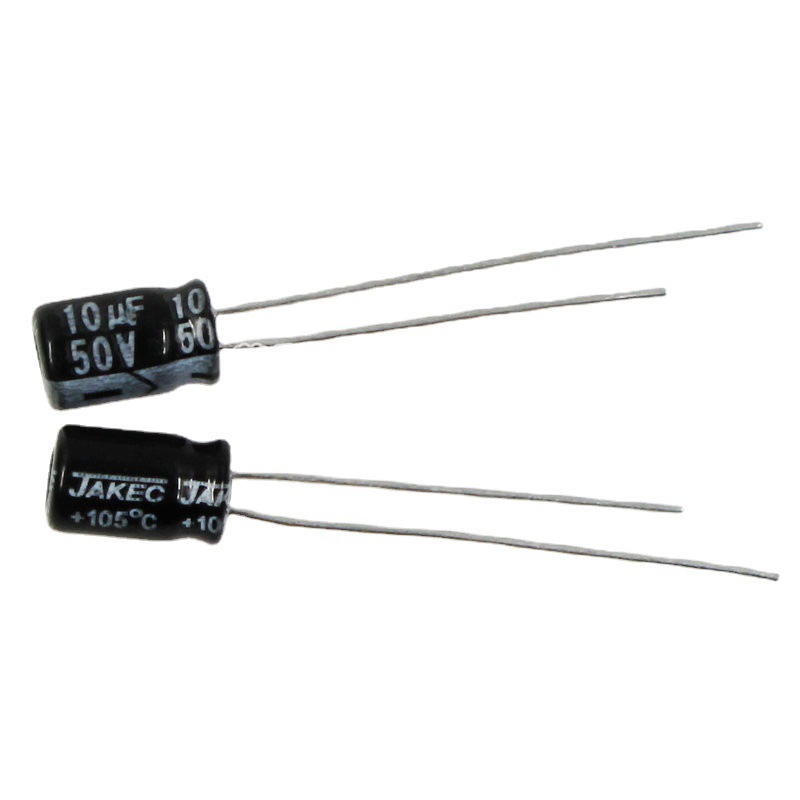 优质JAKEC 直插铝电解电容 10UF 25V 35V 50V 63V 100V 105度