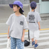 girl summer Short sleeved T-shirt new pattern 2022 fashion letter printing Western style the republic of korea Children's clothing T-shirts jacket wholesale