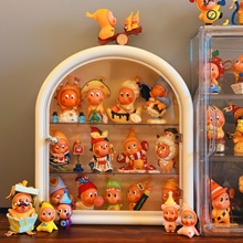 盲盒展示架泡泡玛特展示盒透明手办展示柜盲盒展示盒吧唧收纳盒