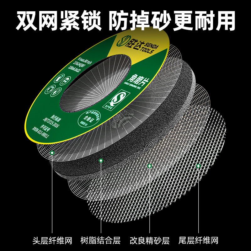 Shengda 研削ディスク アングルグラインダー 砥石ディスク 研磨機 アングルグラインダー ディスク 砥石ディスク 100 研磨ディスク 125 カッティングディスク|undefined