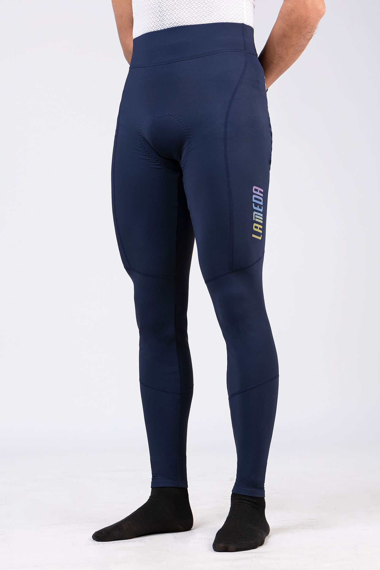 Lanpada 2022 otoño y el invierno Nueva lana a prueba de viento ciclismo pantalones los hombres al aire libre caliente protección solar bicicleta montar