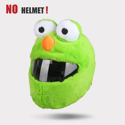 Mask Animal – Motosiklet dəbilqələri - green-frog