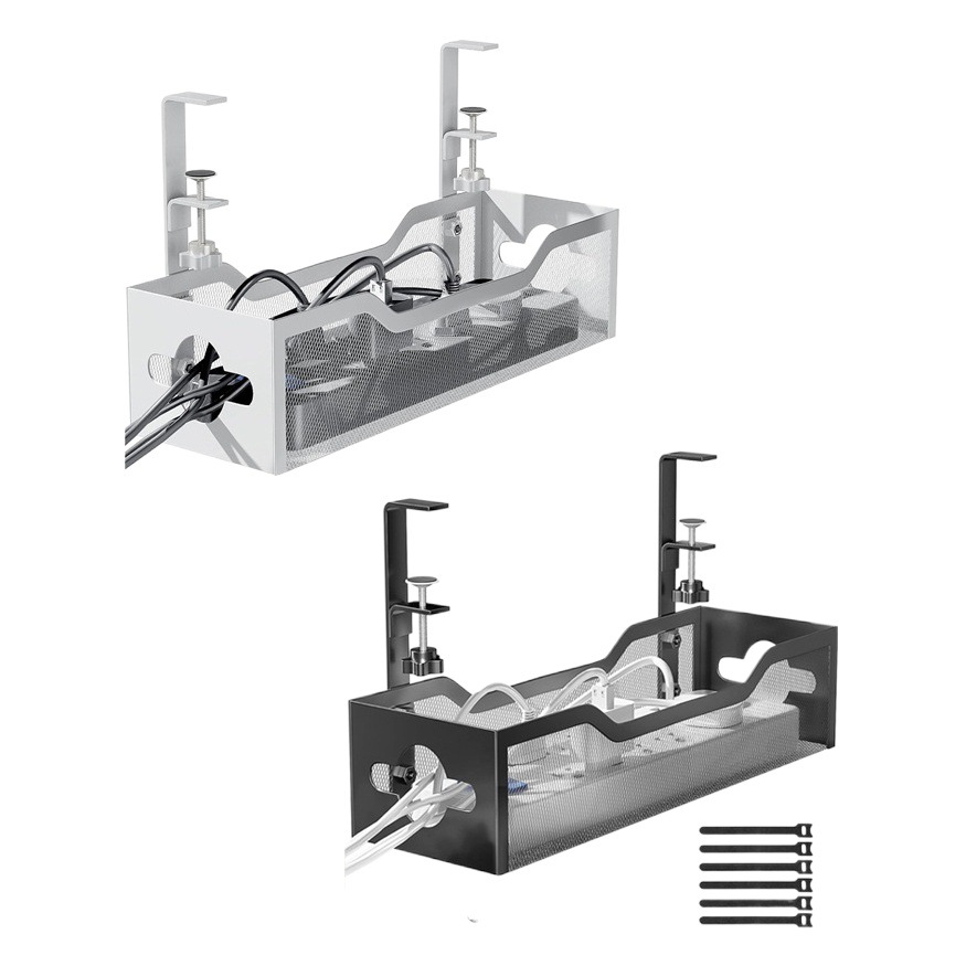 Amazon Venta caliente Red de hierro debajo de la Mesa organizador hogar ponche-libre cesta de almacenamiento estante de almacenamiento ajustable en stock al por mayor