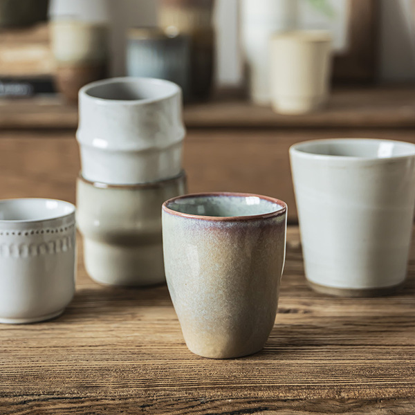 Retro ceramic tea cup