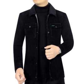 2023新款男装秋冬毛呢外套棒球领时尚中青年男士夹克外套上衣男装