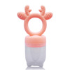 Children's chewy silica gel fruit pacifier for fruits and vegetables for supplementary food