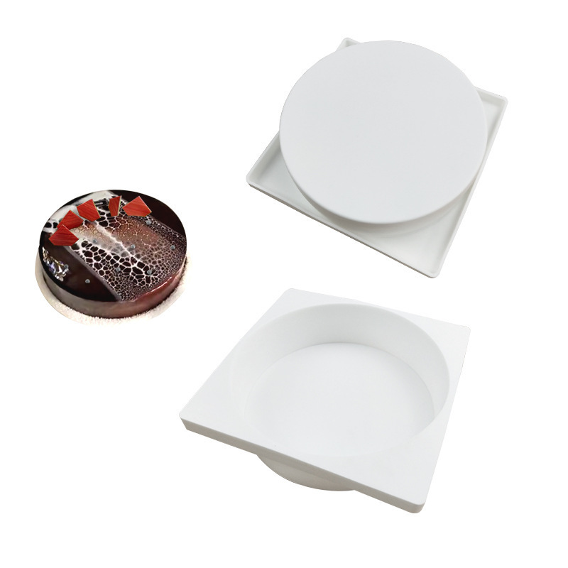Round cake mold silicone mousse mousse straight cylindrical mold 8…