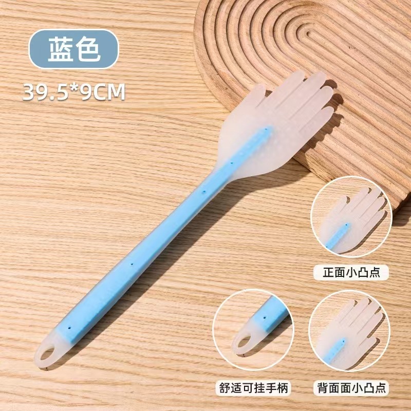 Tablero de palmaditas, martillo de masaje de meridianos, raspado, golpeador de masaje de espalda, martillo de columna cervical, palo de palmaditas de silicona, salud en el hogar