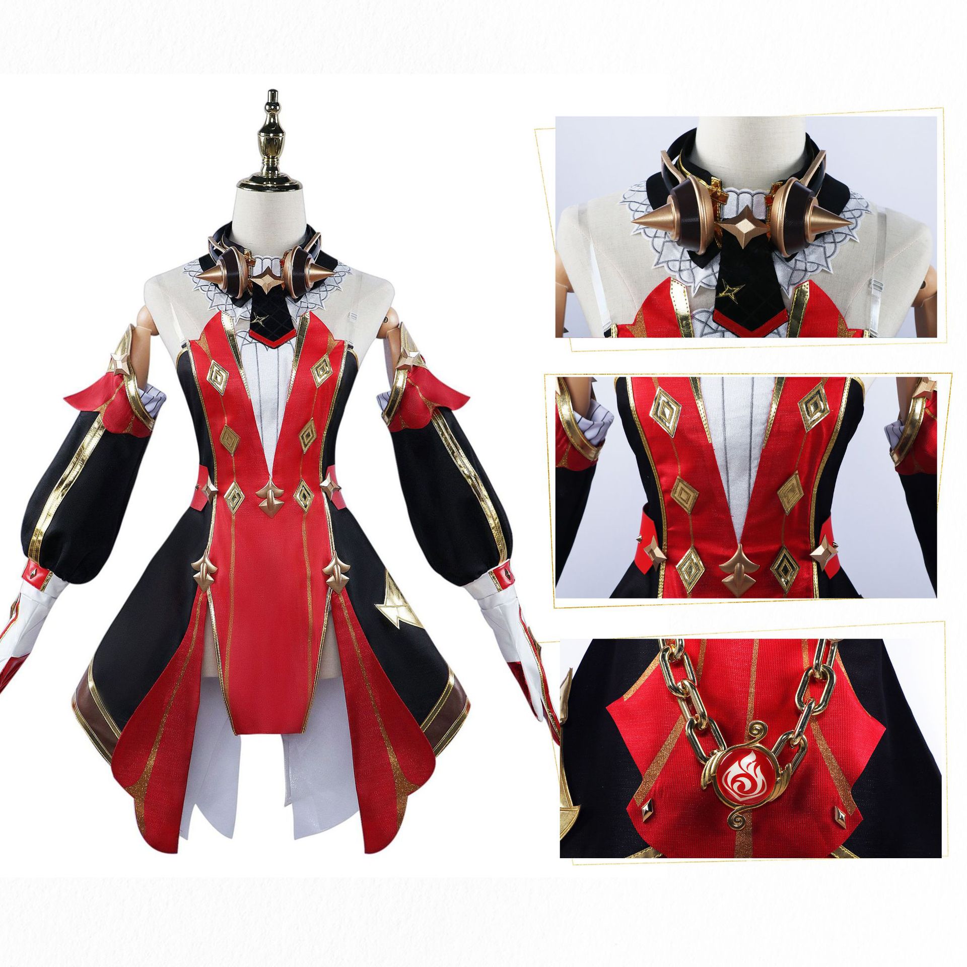 Genshin Impact Xiawalle cos clothing Fengdan series full set cosplay animation game clothing women's clothing