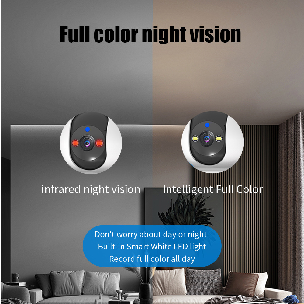 Cámara wifi con visión nocturna de alta definición de cámara de teléfono móvil intercomunicación remota 4GWiFi modo dual instalación sin perforación