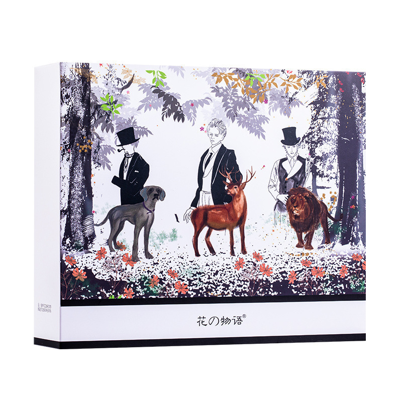 Caja de regalo de perfume de mujer de venta caliente, perfume de opio negro, regalo de mano, perfume fresco y transfronterizo de comercio exterior, fragancia duradera