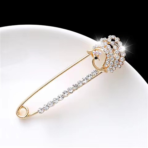 Vintage Perlen Und Strass Blumen Brosche Für Damen Und Herren_voghion.com