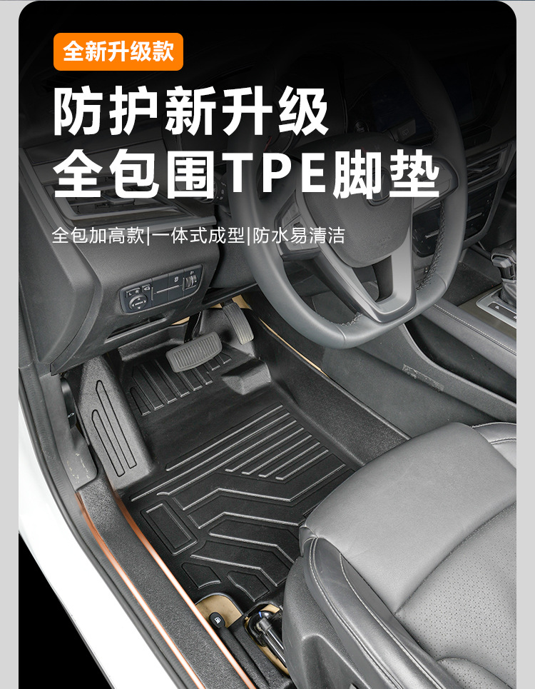 Suitable for Changan CS35 PLUS floor mats, 2012-2024 model car accessories, full-coverage driver's side floor mat