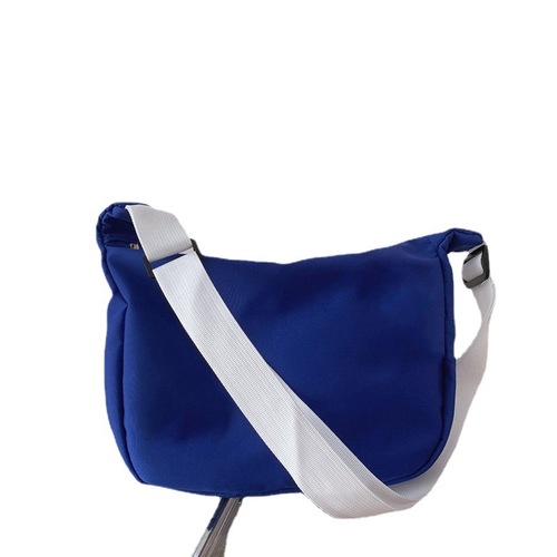  New Fashion Casual Minimalist Student School Daily Klein Blue Stylish Large Capacity Women's Single Shoulder Bag