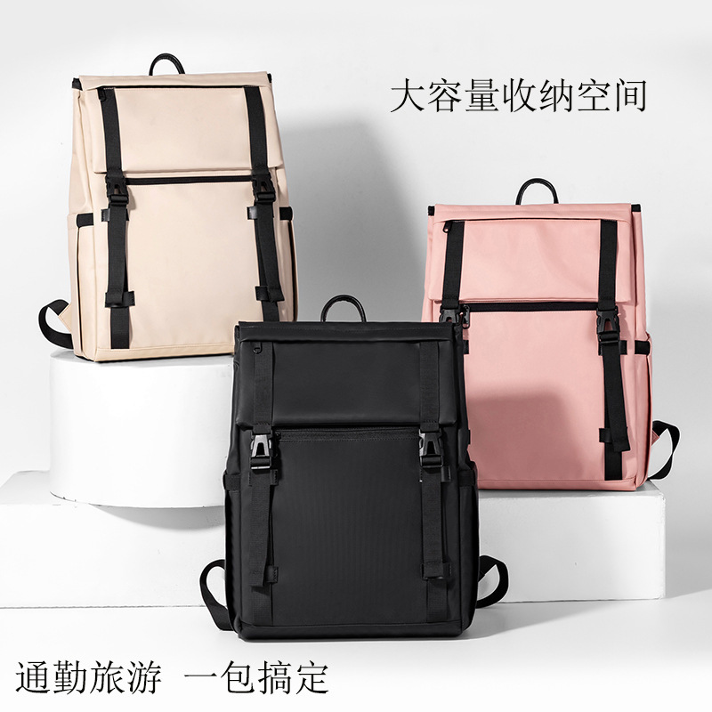 New Japanese Style Men's and Women's Backpacks Waterproof Travel Backpacks Simple College Student Bags Laptop Bags 16inch