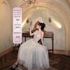 avenement/旧梦芭蕾/法式宫廷风网纱半身裙纱裙a字蓬蓬裙中长裙女