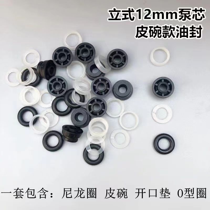 Gato vertical hidráulico de reparación de automóviles Bomba de aceite de uso general Bomba de émbolo Bomba de aceite pequeño Sello de aceite Almohadilla antipolvo Accesorios pequeños