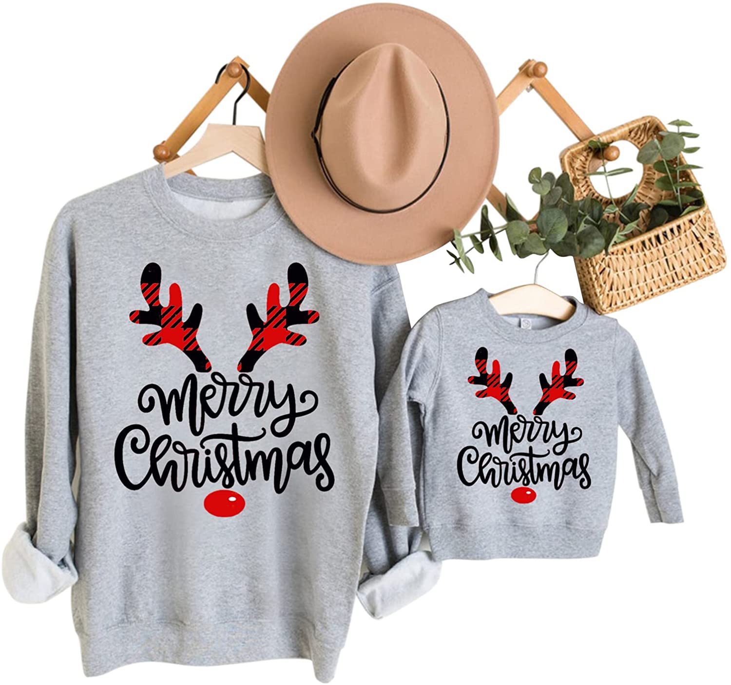 Parent-child Christmas Printed Sweater 3