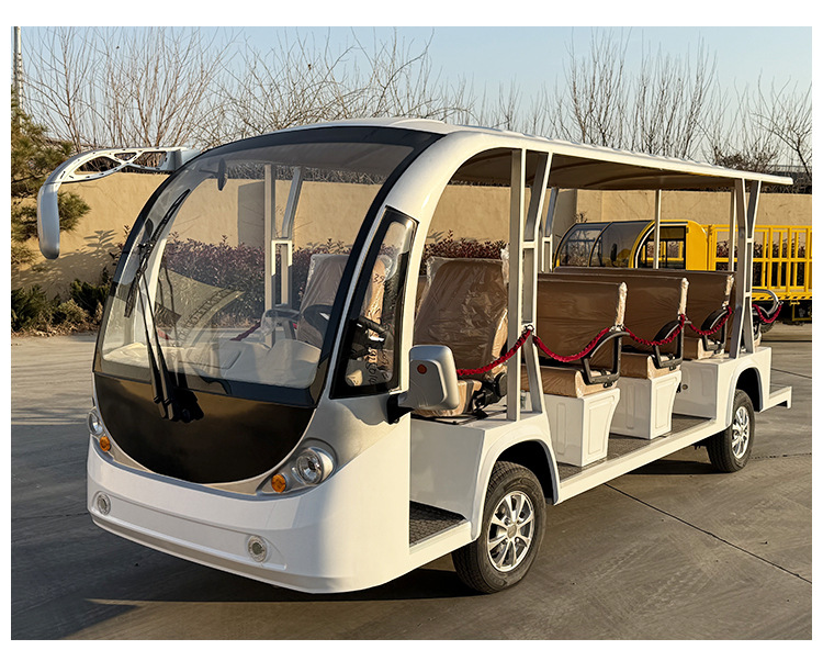 Customized Scenic Spot Tourism Sales Office Reception Vehicle 11 Seats 14 Seats 17 Seats Campus Factory Shuttle Bus Electric Sightseeing Vehicle