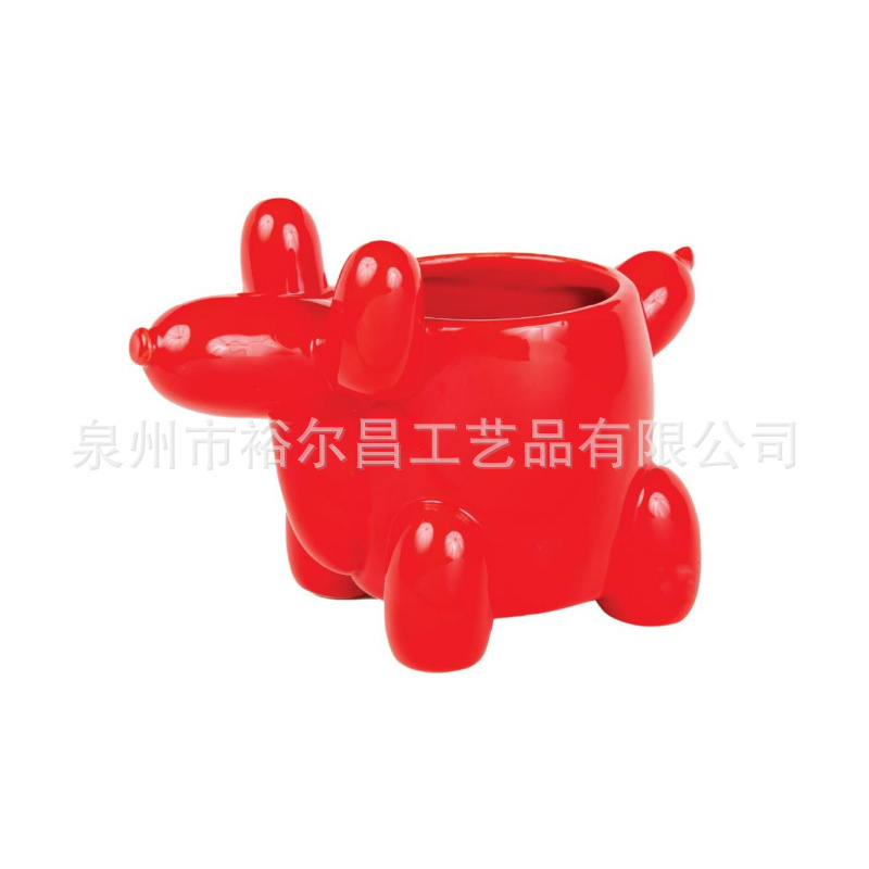 Novelty Ceramic Cup Special-shaped Coffee Cup Creative Balloon Dog Milk Cup Interesting Mug Cross-border Hot Selling Cup