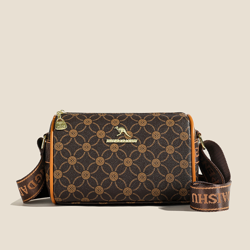 Bolso coreano de moda para mujeres, bolso de moda para madres, otoño y invierno 2024, nuevo tipo de cuero suave, lujoso, hombro simple, bolso de hombro