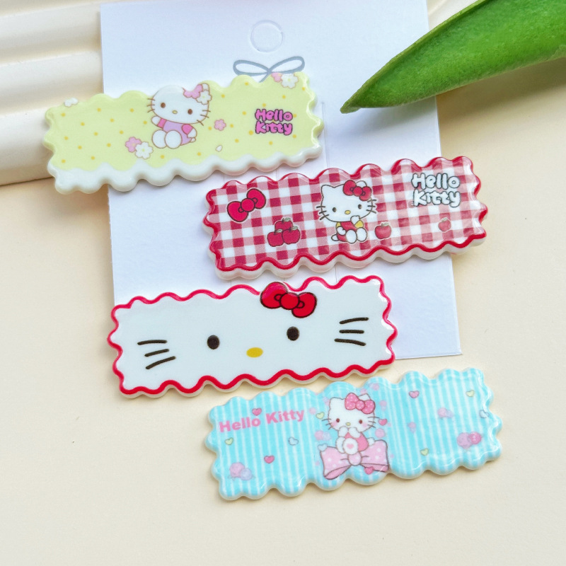 Cute gato alfabeto acrílico diy accesorios accesorios de joyería de teléfono celular agujeros zapatos agujeros parches clip de pelo material de joyería para el cabello image 4