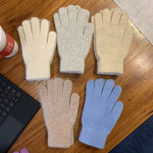 ��ë��ָ����Ů����������ů�T���n��ins��ɫDIY���Qᘿ�ë������